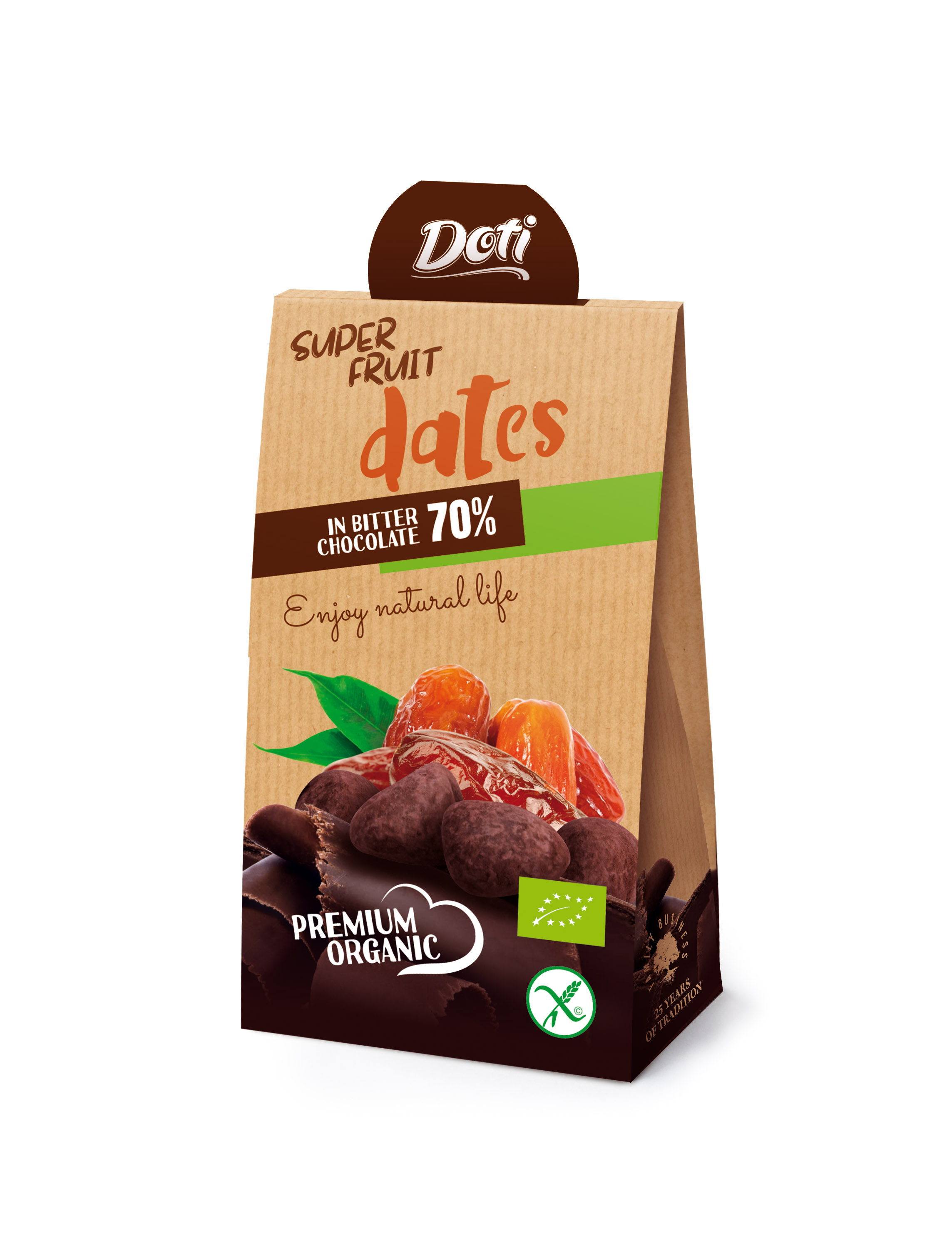 Organic Dates in Chocolate 70% premium organic